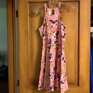 Summer floral tshirt dress